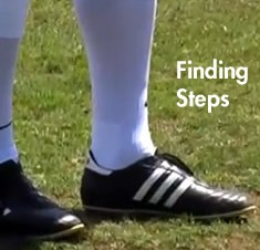 Why do kickers take steps?