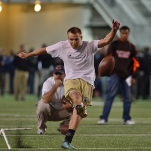 Scott Blair Kicking at Pro-Day