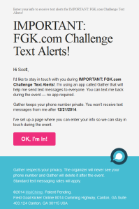 Gather Text Email