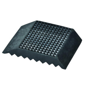 CHAMPRO 1" Heavy-Duty Rubber Field Goal Football Tee, Black