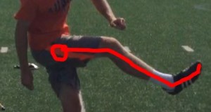 The bent leg follow through