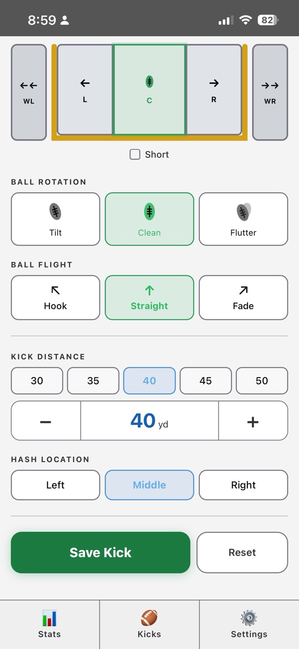 Straight flight path, clean rotation, middle third....all green lights!