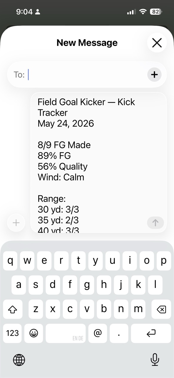 Share Session Stats